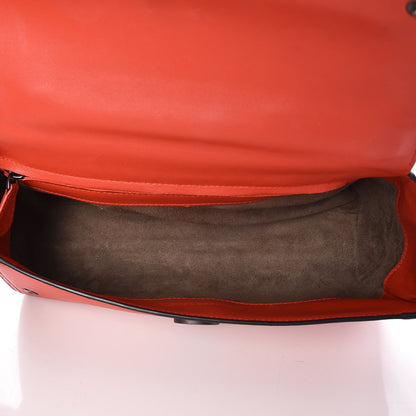 Bottega Veneta Nappa Intrecciato Scales Mini Top Handle Bag Geranium 5 of 6