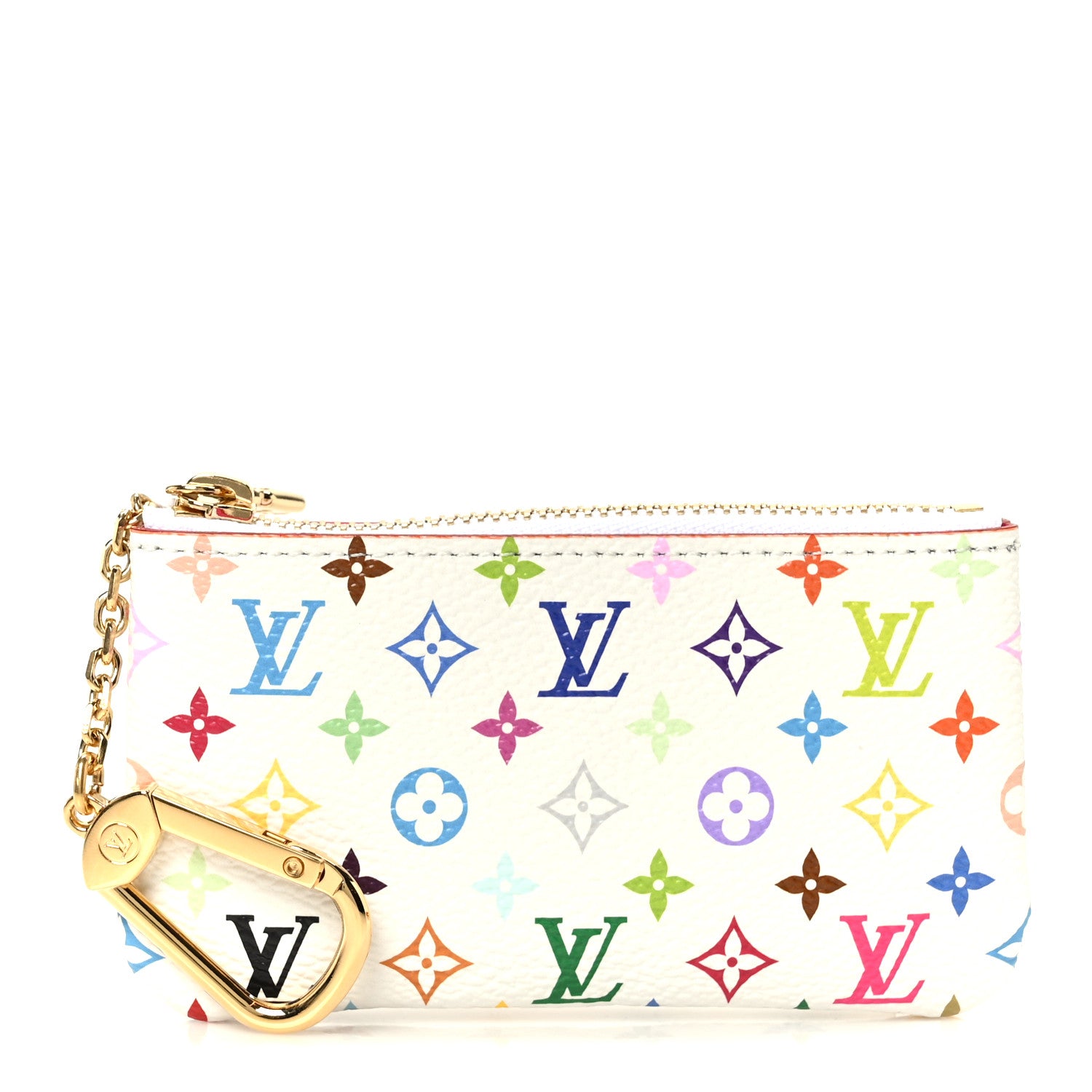 Louis Vuitton LV X TM Monogram Multicolor Key Pouch White 1 of 8