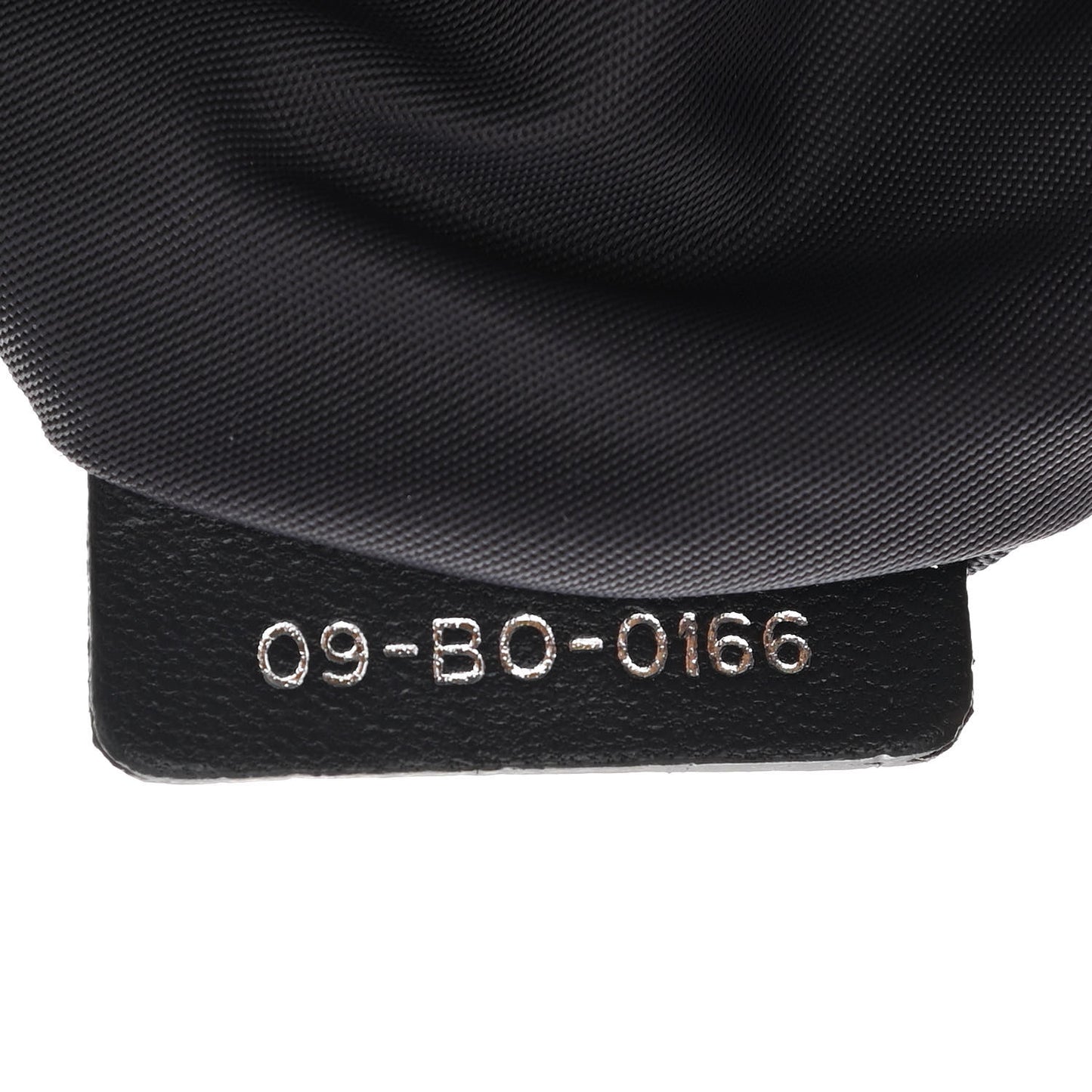 Metallic Grained Calfskin Diorama Wallet on Chain Pouch Silver