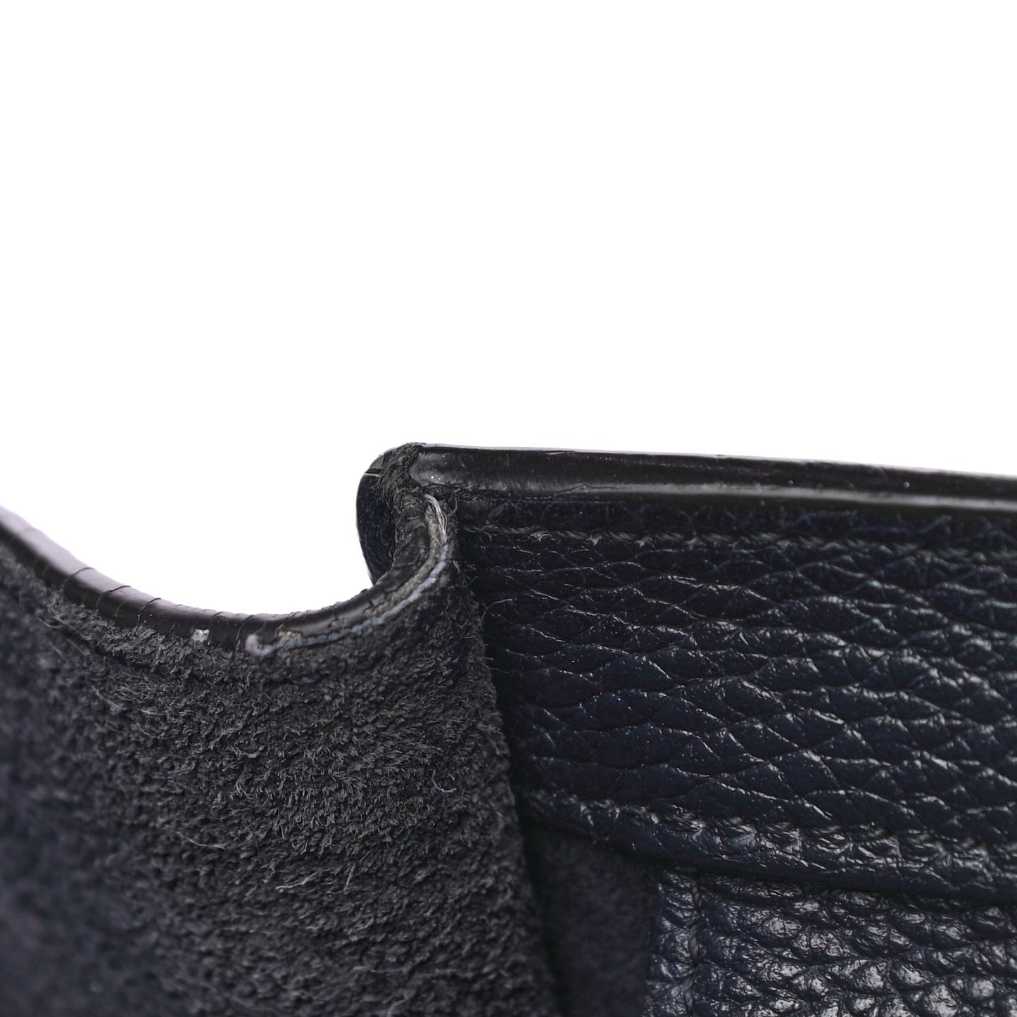 Drummed Calfskin Micro Luggage Midnight