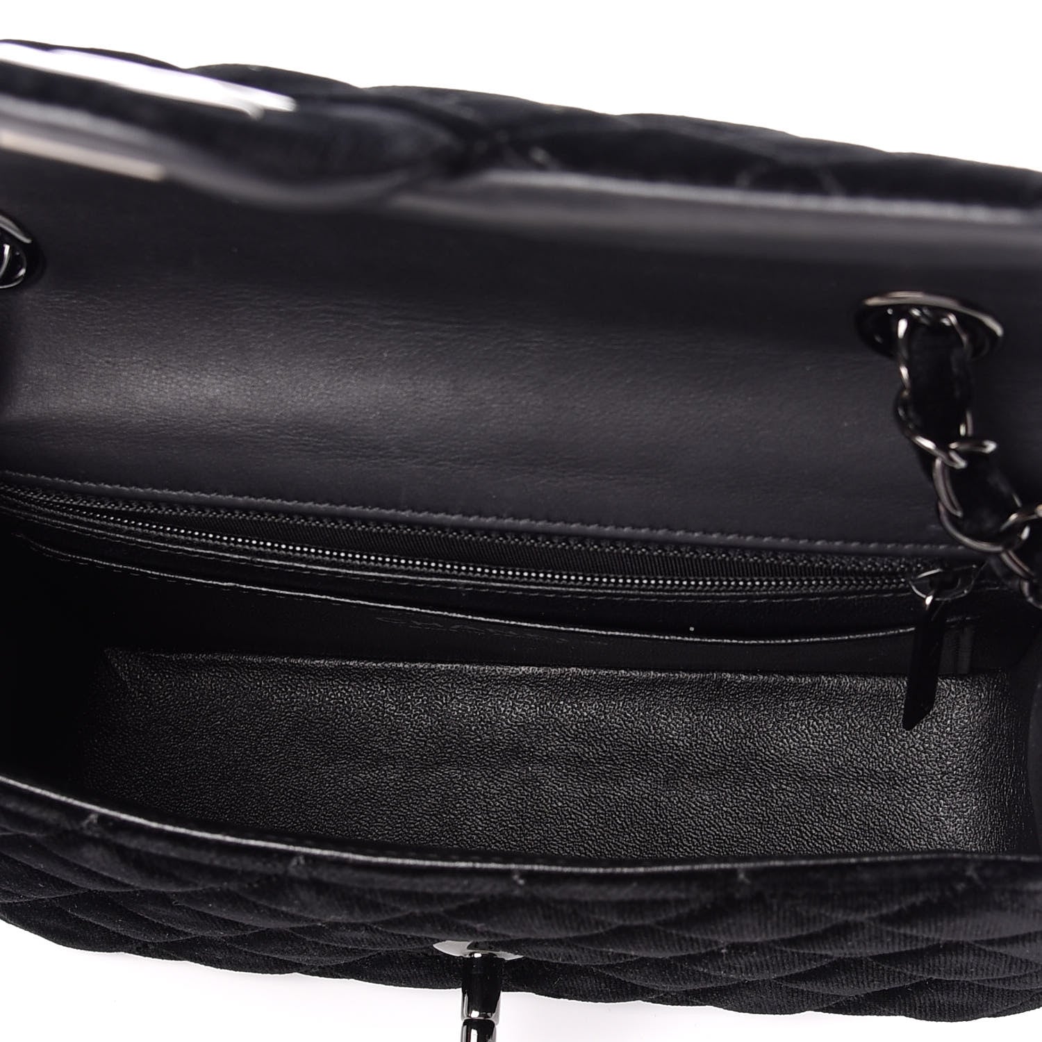 Chanel Velvet Quilted Mini Rectangular Flap So Black 5 of 10