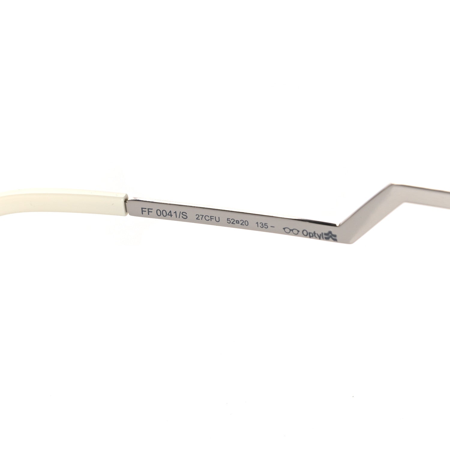 Fendi Iridia Cat Eye Sunglasses FF 0041/S Silver 9 of 12