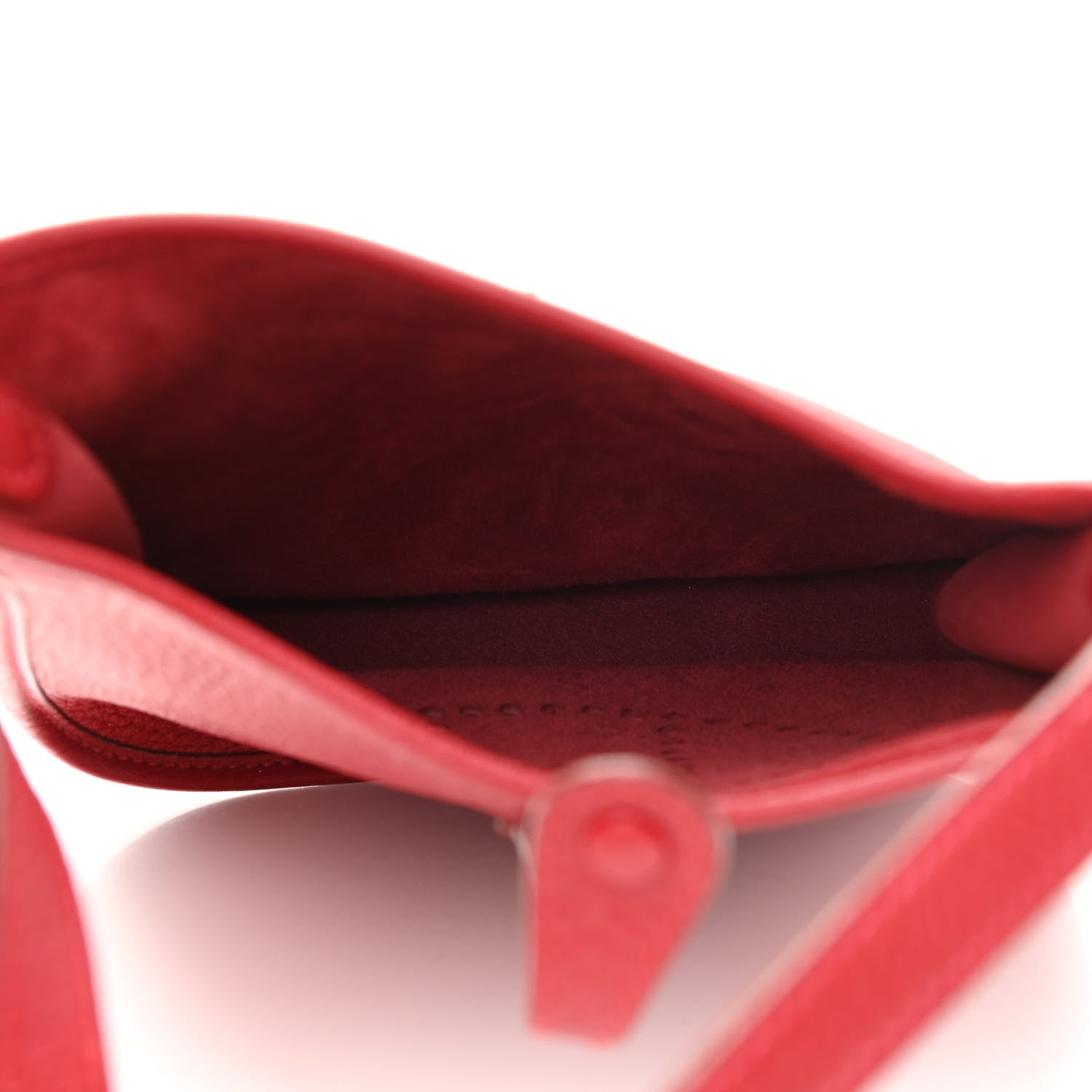 Hermes Taurillon Clemence Evelyne TPM Rouge Garance 4 of 9