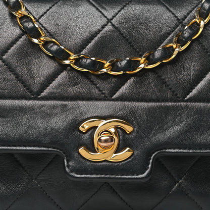 Chanel Lambskin Quilted Small Single Flap Black 8 of 10