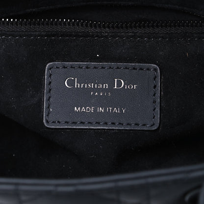 Christian Dior Ultra Matte Calfskin Cannage Small My ABCDior Lady Dior Black 6 of 9