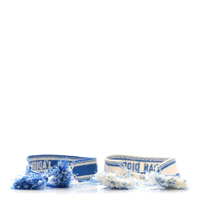 Christian Dior Woven Cotton J'Adior Friendship Bracelet Set 4 of 6