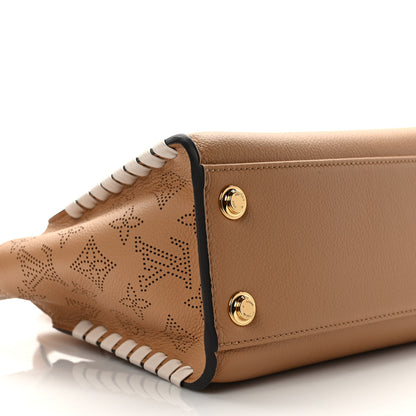 Louis Vuitton Calfskin Mahina Braided On My Side PM Arizona Brown 8 of 8