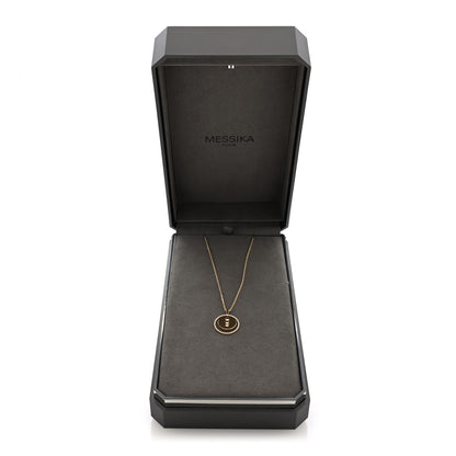 Messika 18K Yellow Gold Diamond Medium Lucky Move Pendant Necklace 5 of 5