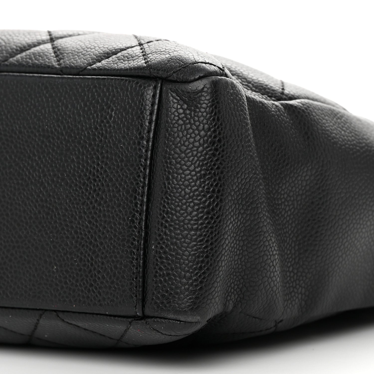Chanel Caviar Quilted Petit Shopping Tote PST Black 11 of 15