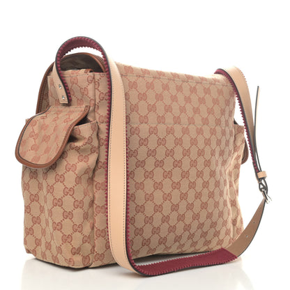 Gucci GG Monogram Diaper Bag Beige Ruggine Natural Antique Rose 3 of 5