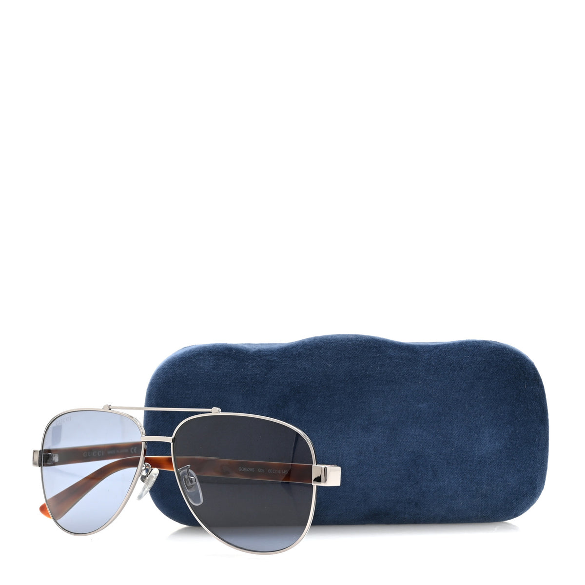 Web Aviator Sunglasses GG0528S Tortoise