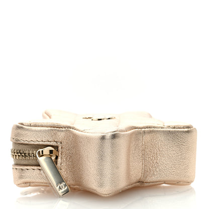 Chanel Metallic Lambskin Walk Of Fame Star Clip On Coin Purse Gold 4 of 7
