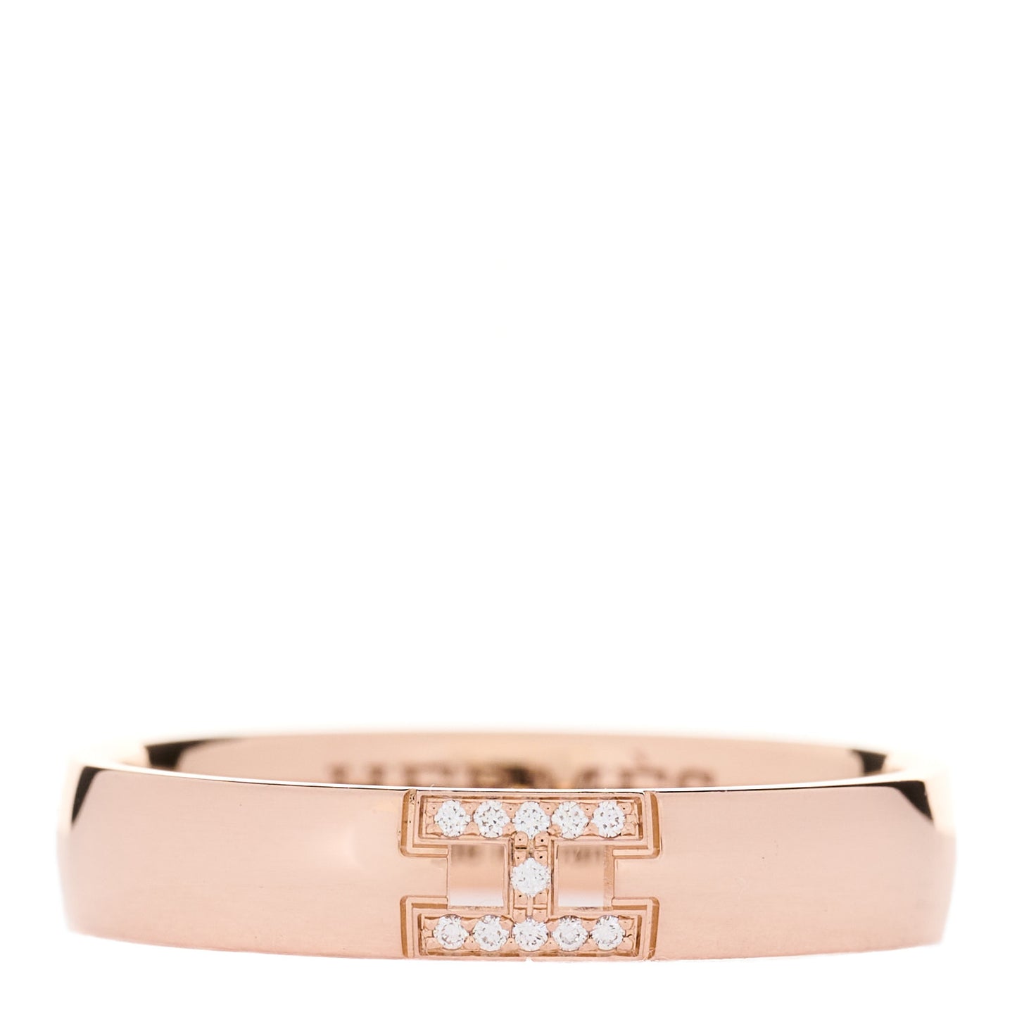 18K Rose Gold Diamond Ever Herakles Wedding Band Ring 53 6.5