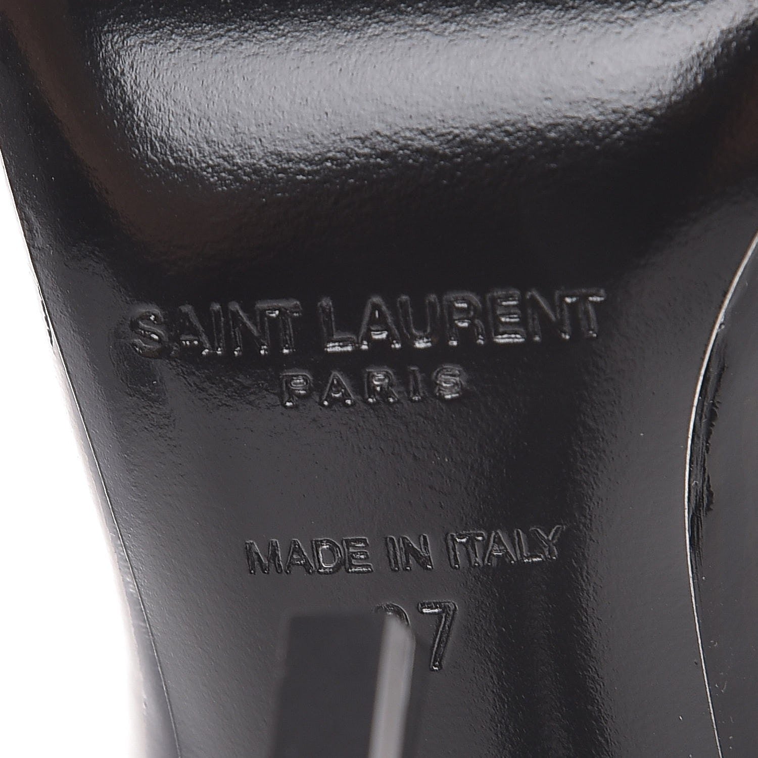 Saint Laurent Patent Opyum 100 Pumps 37 Black 7 of 10