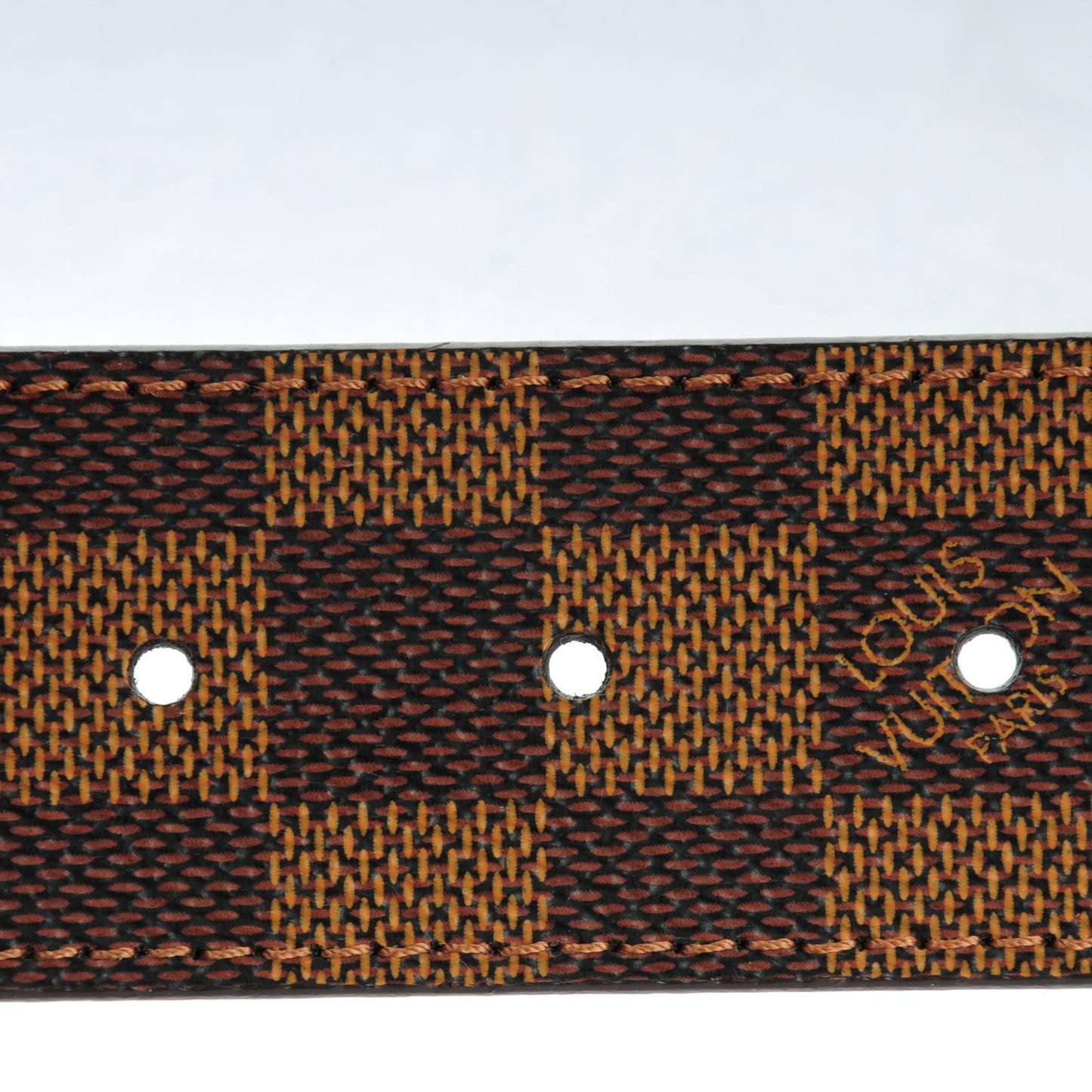 Damier Ebene LV Initiales Belt 90 36