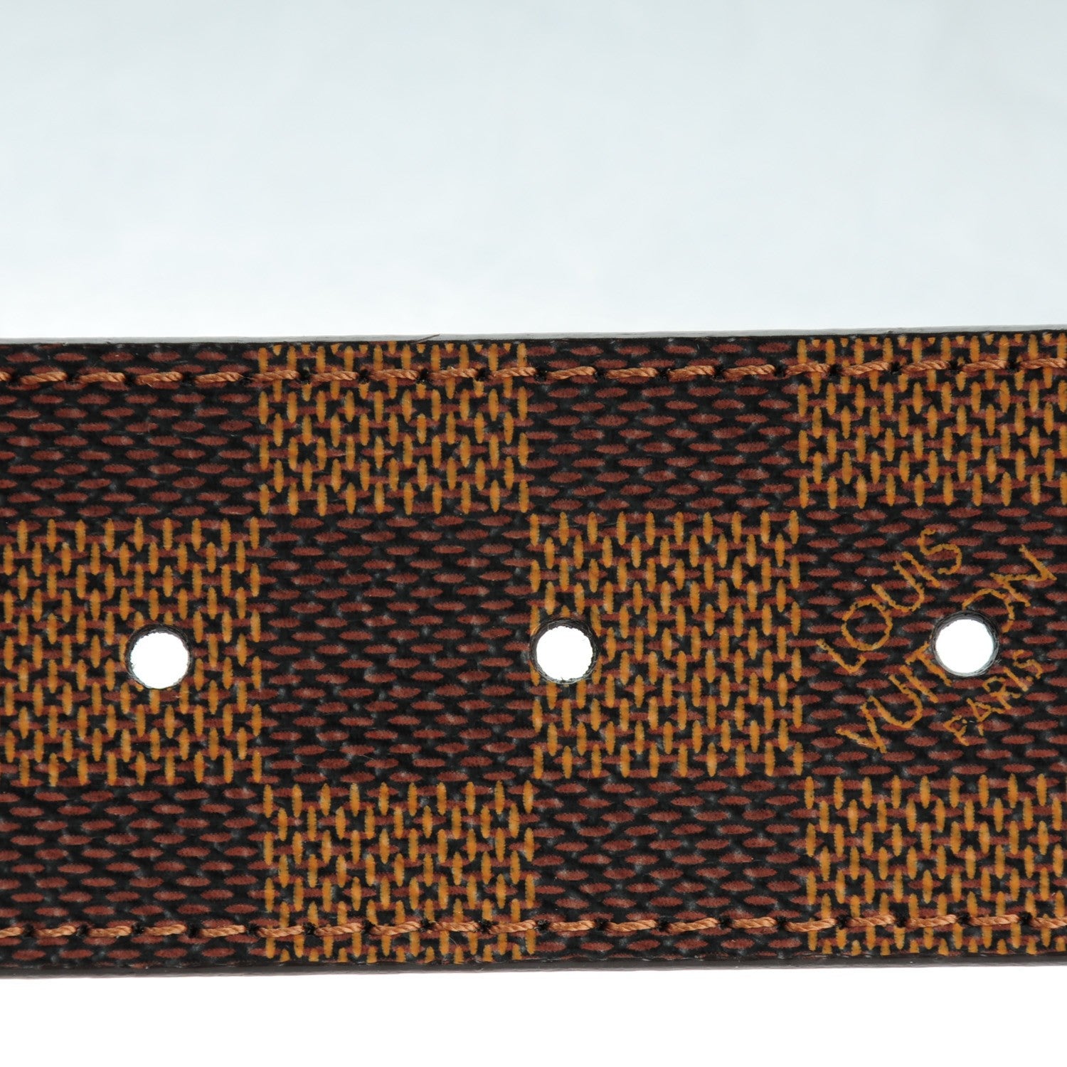 Louis Vuitton Damier Ebene LV Initiales Belt 90 36 7 of 8
