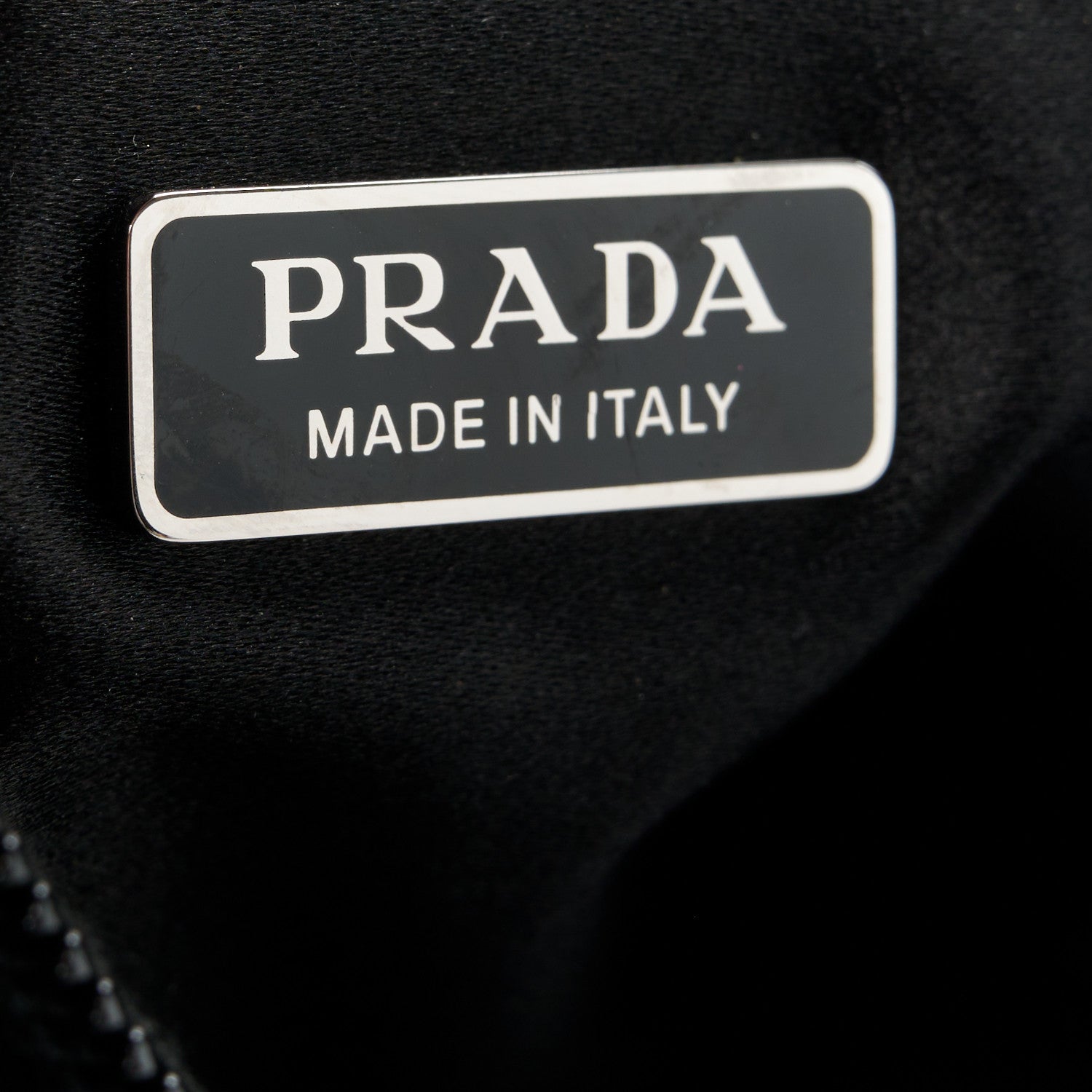 Prada Satin Crystal Mini Re-Edition 2000 Bag Black 6 of 11