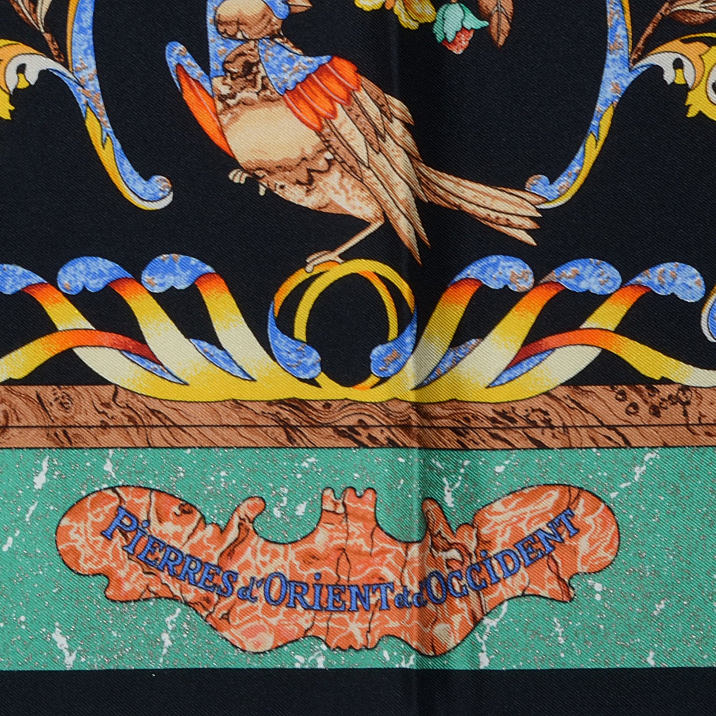 Silk Pierres D'Orient Et D'Occident Scarf 90