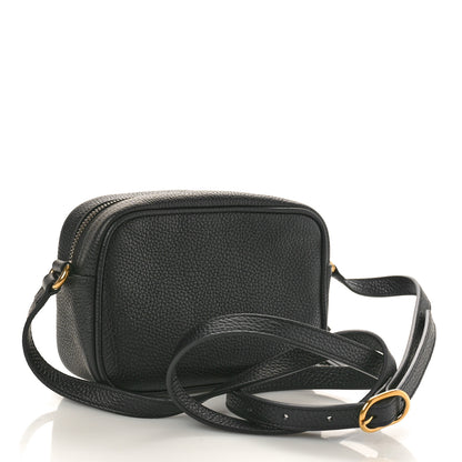 Gucci Pebbled Calfskin Mini Soho Disco Bag Black 2 of 11