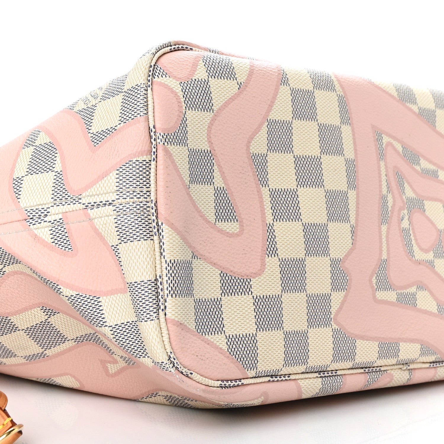 Louis Vuitton Damier Azur Tahitienne Neverfull MM 8 of 11