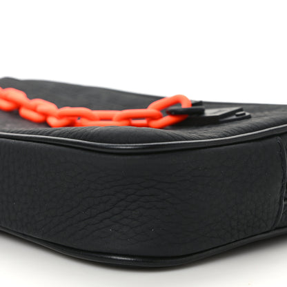 Louis Vuitton Taurillon Monogram Uniformes Solar Ray Soft Pochette Volga Belt Bag Black 7 of 8