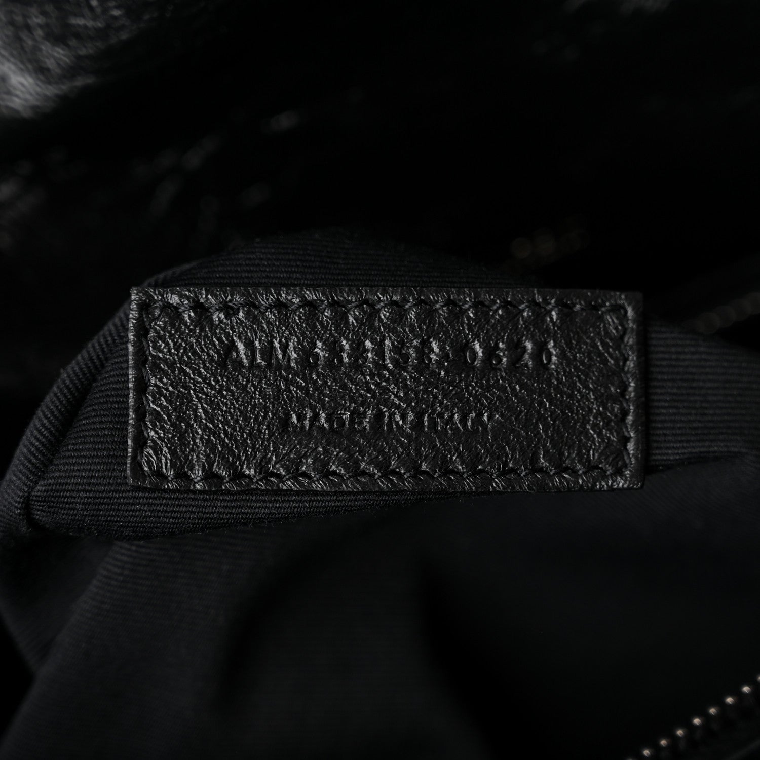 Saint Laurent Crinkled Calfskin Matelasse Monogram Medium Niki Chain Satchel Black 7 of 10