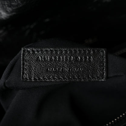 Saint Laurent Crinkled Calfskin Matelasse Monogram Medium Niki Chain Satchel Black 7 of 10