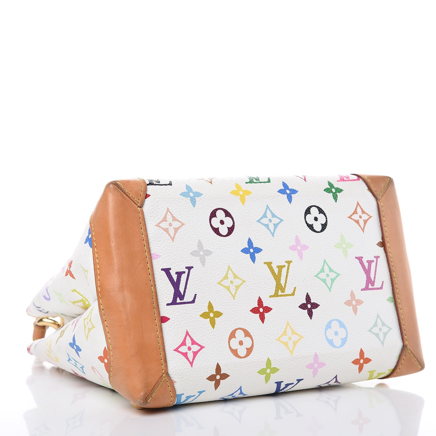 Louis Vuitton Monogram Multicolor Audra White 4 of 12