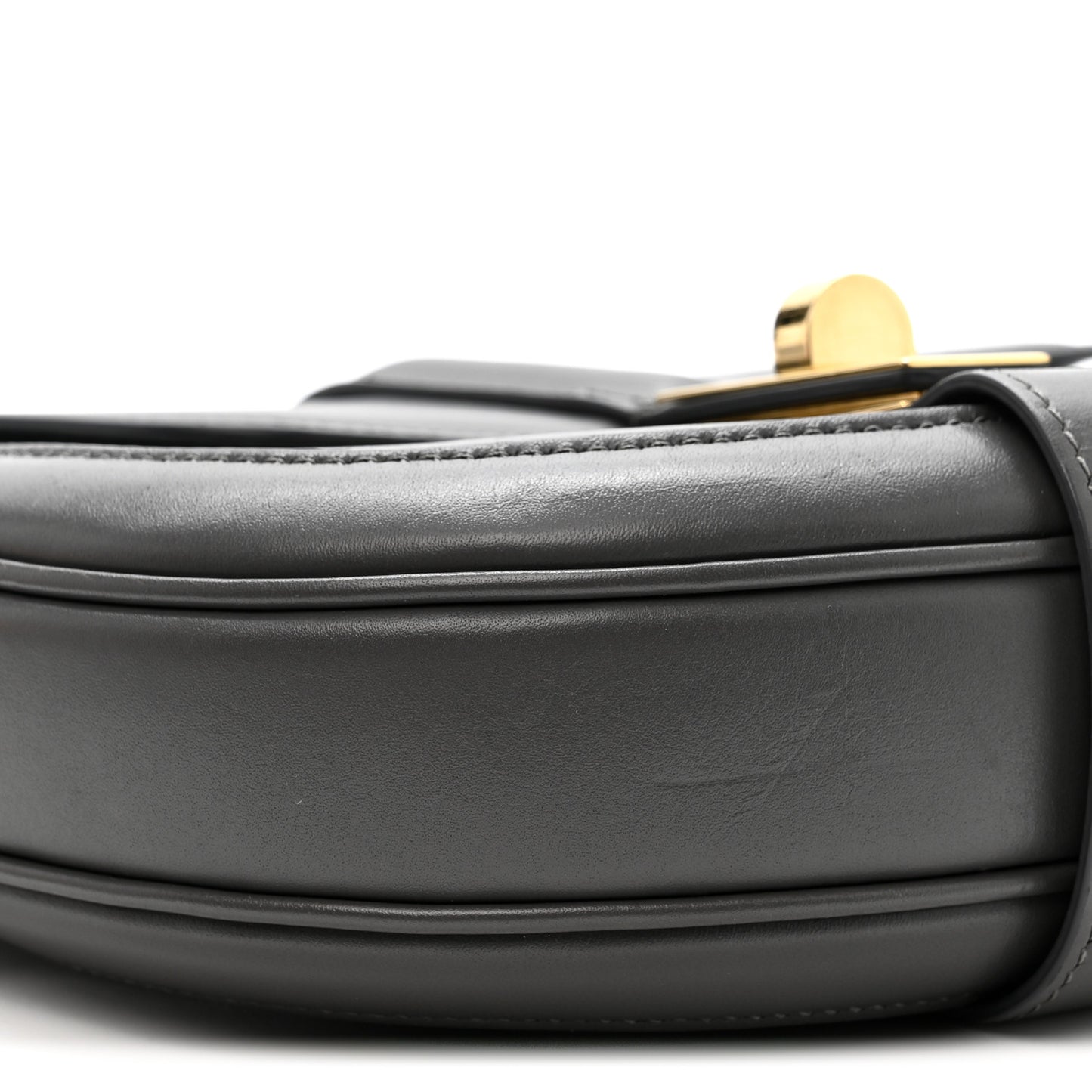 Satinated Calfskin Besace Small 16 Grey