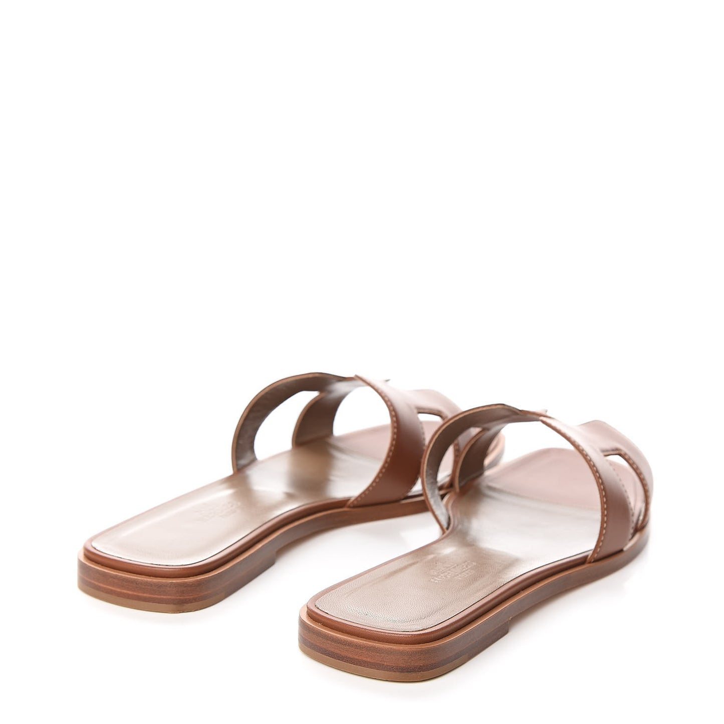 Box Calfskin Oran Sandals 39 Gold