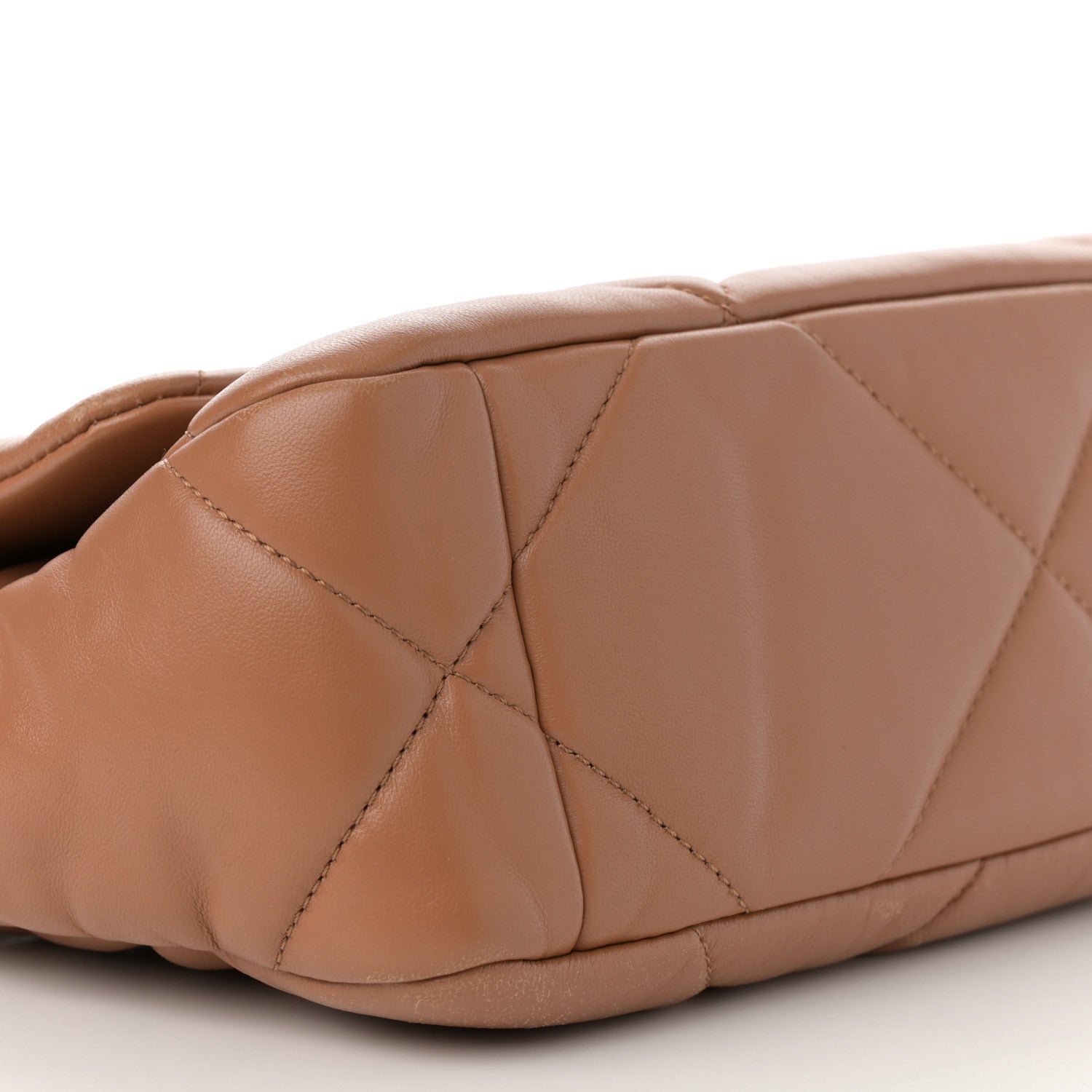 Chanel Lambskin Quilted Medium Chanel 19 Flap Brown 9 of 11