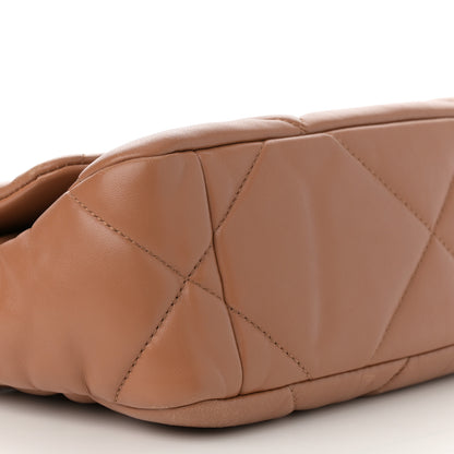 Chanel Lambskin Quilted Medium Chanel 19 Flap Brown 9 of 11