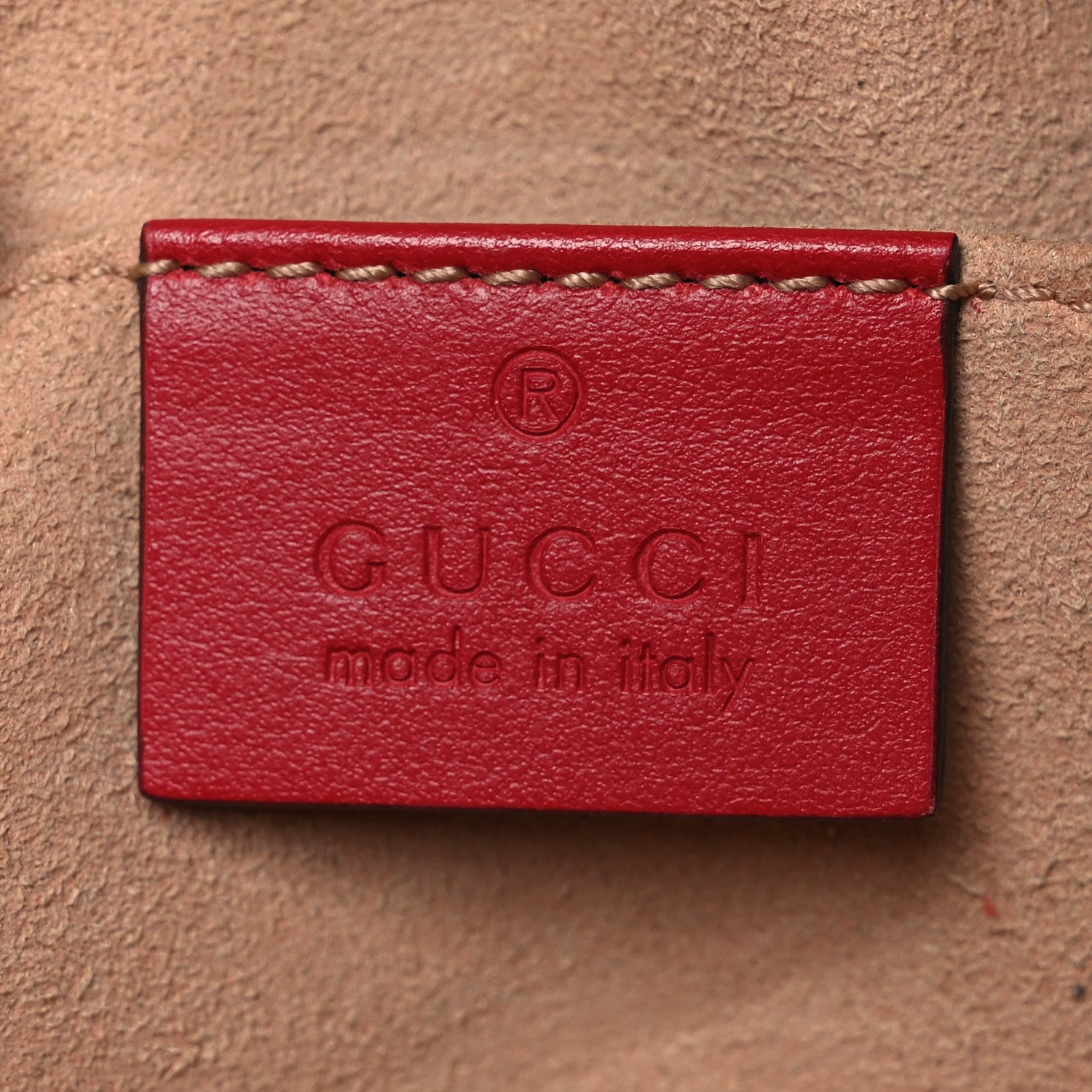 Gucci Calfskin Matelasse Small GG Marmont Chain Shoulder Bag Hibiscus Red 6 of 11