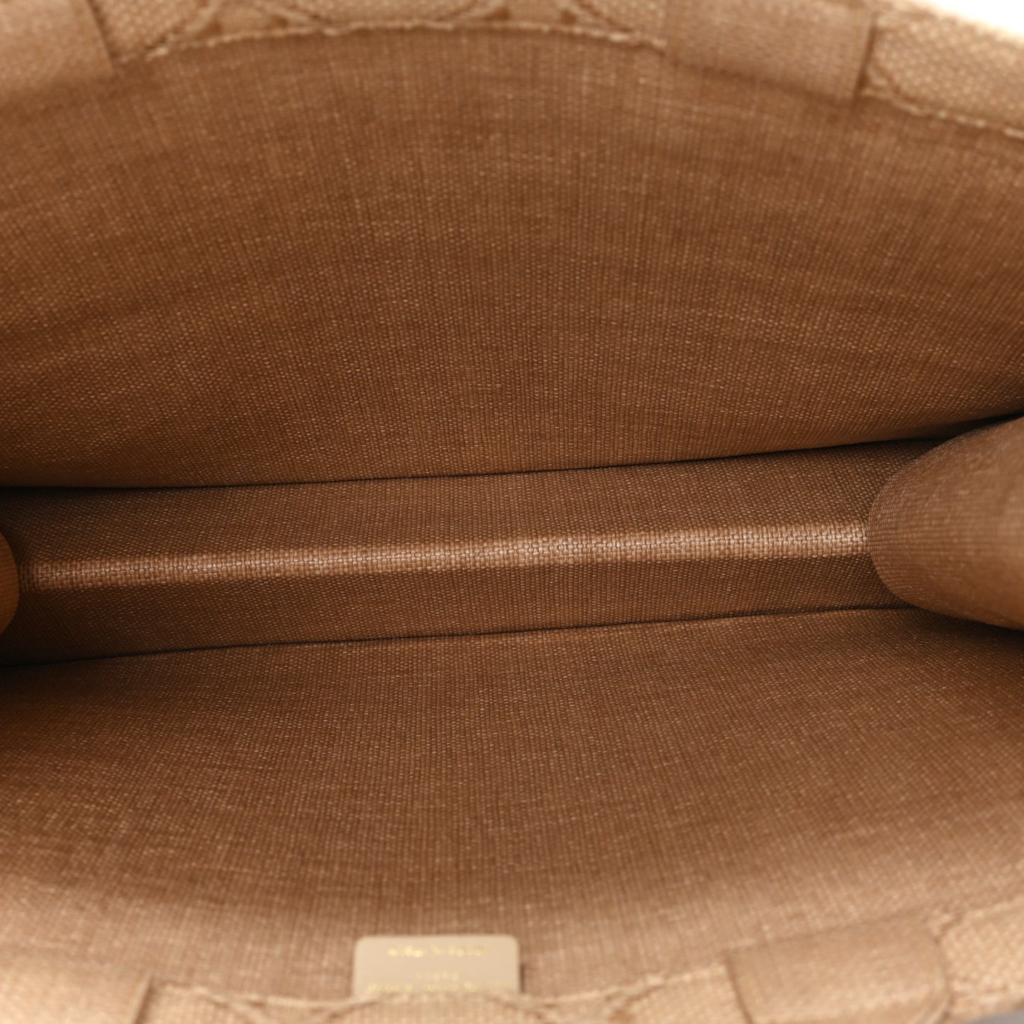 Raffia Cannage Large Book Tote Natural