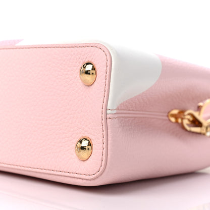 Louis Vuitton Taurillon Monogram Flower Capucines BB Pink Creme 8 of 8