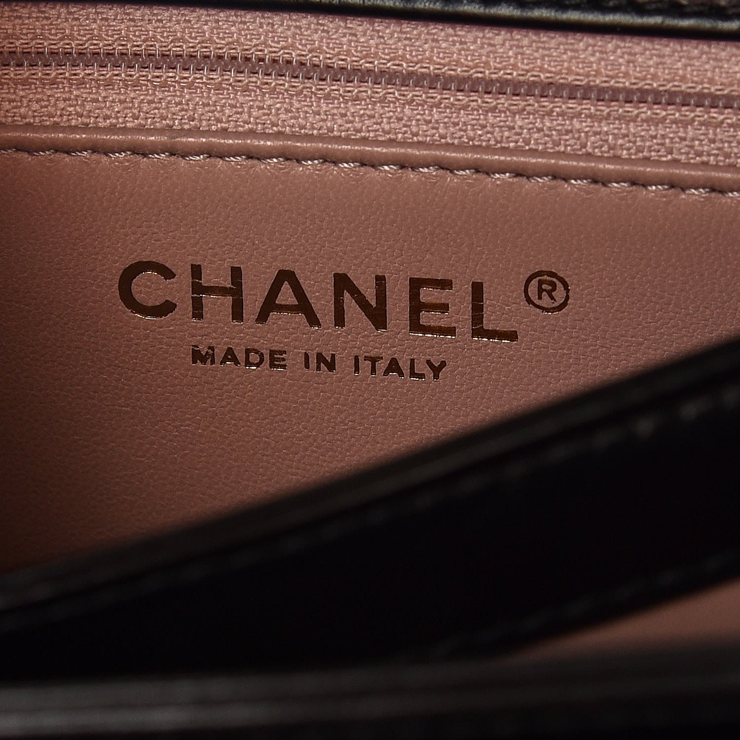 Chanel Iridescent Calfskin Quilted Mini Straight Lined Flap Black 8 of 10