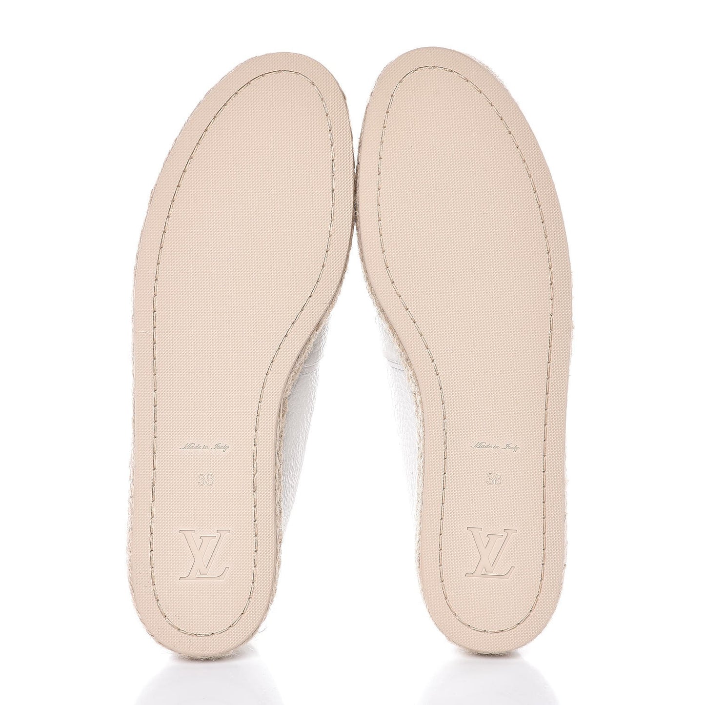 Calfskin Tropical Bloom Espadrille Flat 38 White