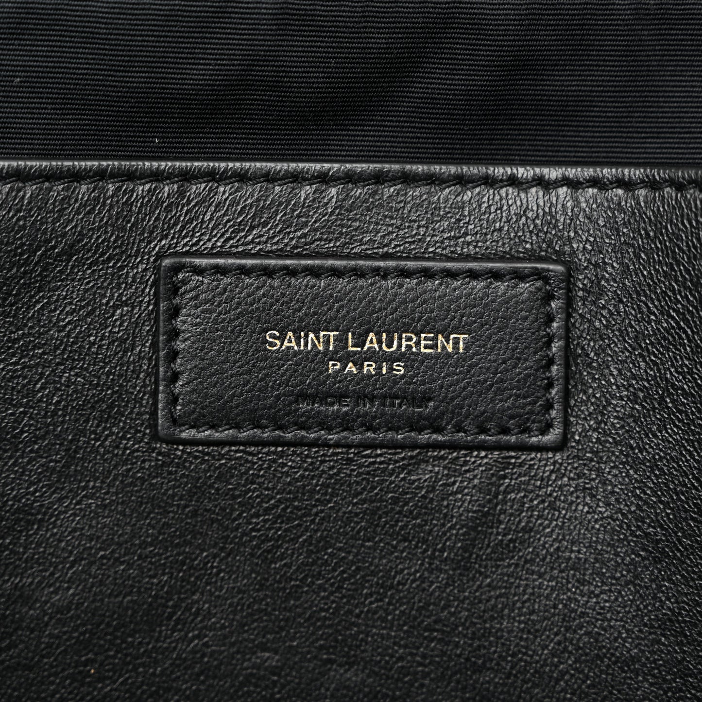 Lambskin Matelasse Monogram Large Jamie 4.3 Black