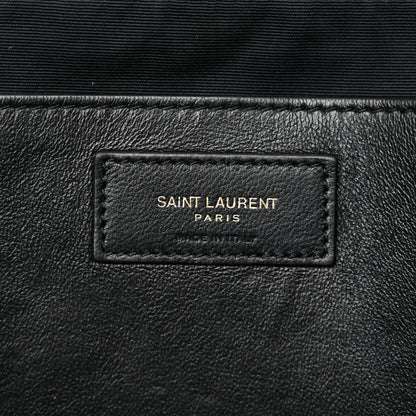 Saint Laurent Lambskin Matelasse Monogram Large Jamie 4.3 Black 6 of 10