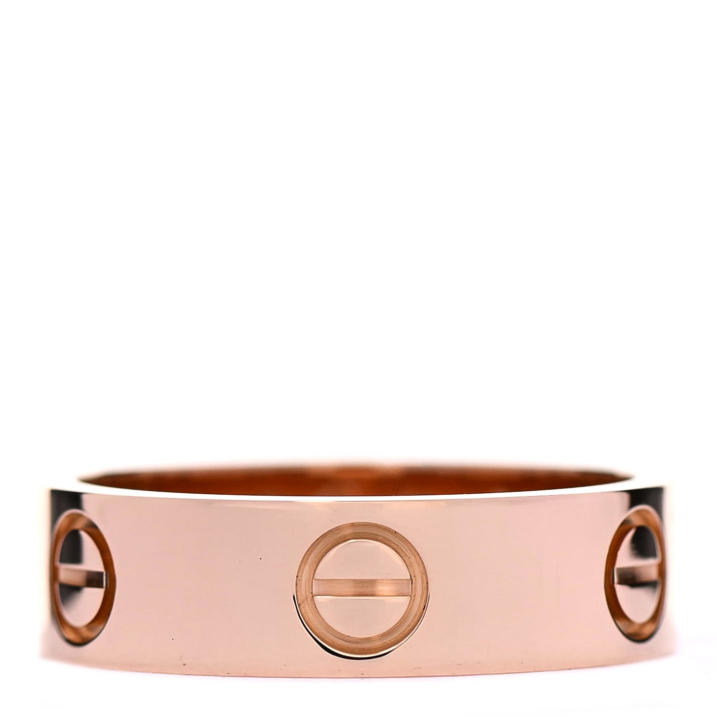 18K Pink Gold 5.5mm LOVE Ring 54 6.75