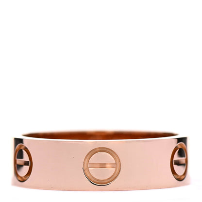 Cartier 18K Pink Gold 5.5mm LOVE Ring 54 6.75 1 of 5