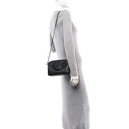 Louis Vuitton Empreinte Monogram Giant Speedy Bandouliere 20 Black 2 of 9