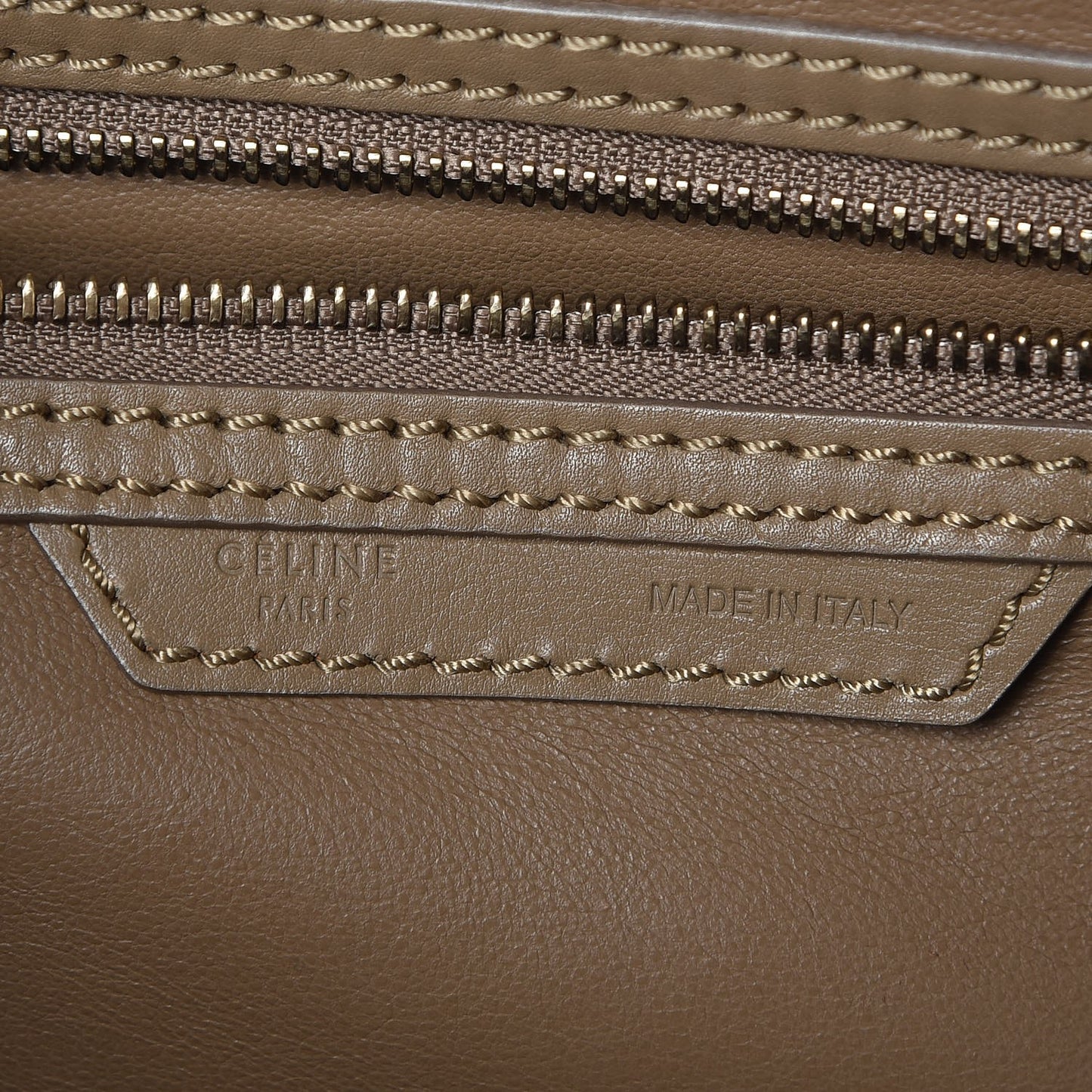 Smooth Calfskin Mini Luggage Camel