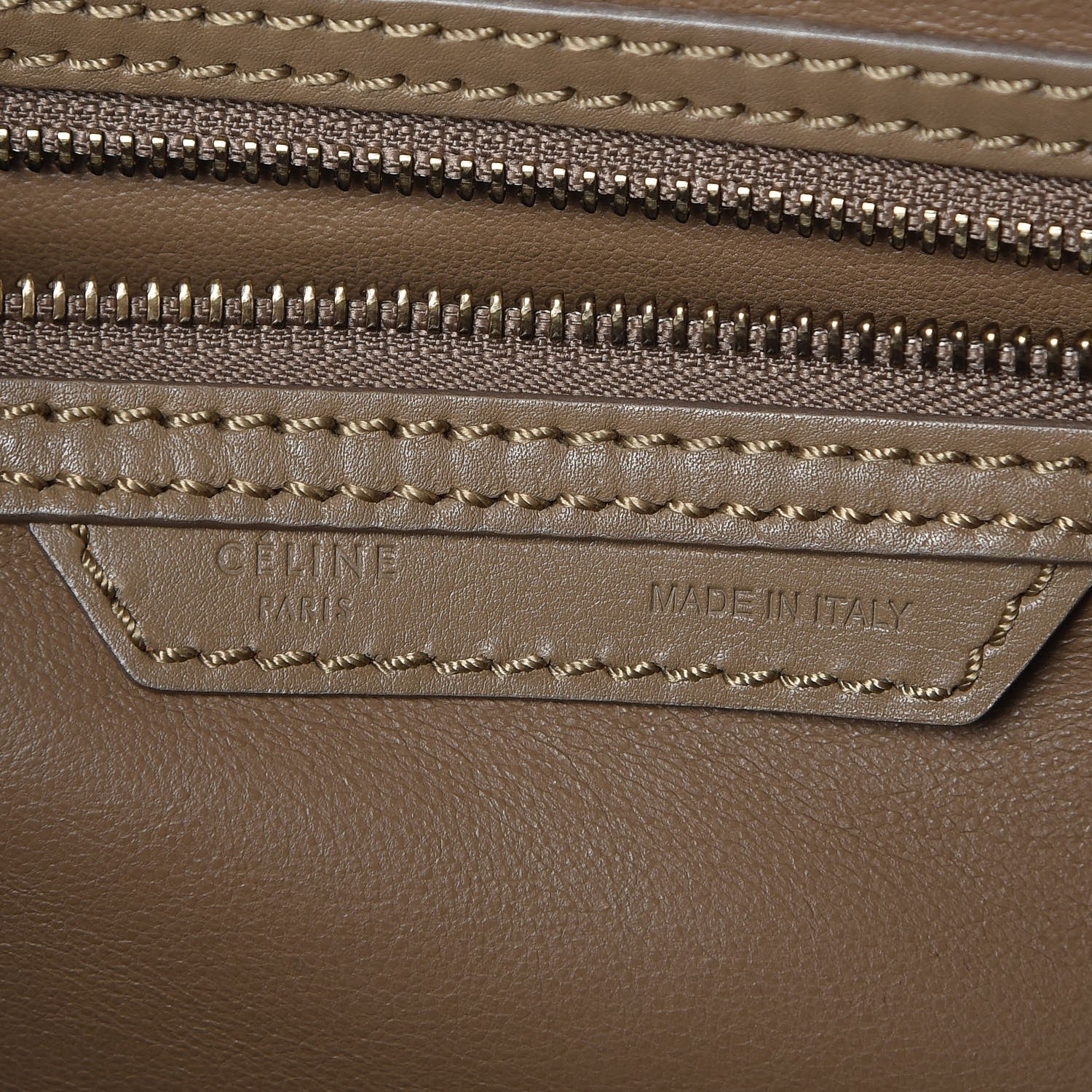 Celine Smooth Calfskin Mini Luggage Camel 6 of 13