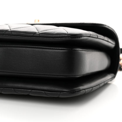 Chanel Lambskin Quilted Small Trendy CC Dual Handle Flap Bag Black 10 of 11