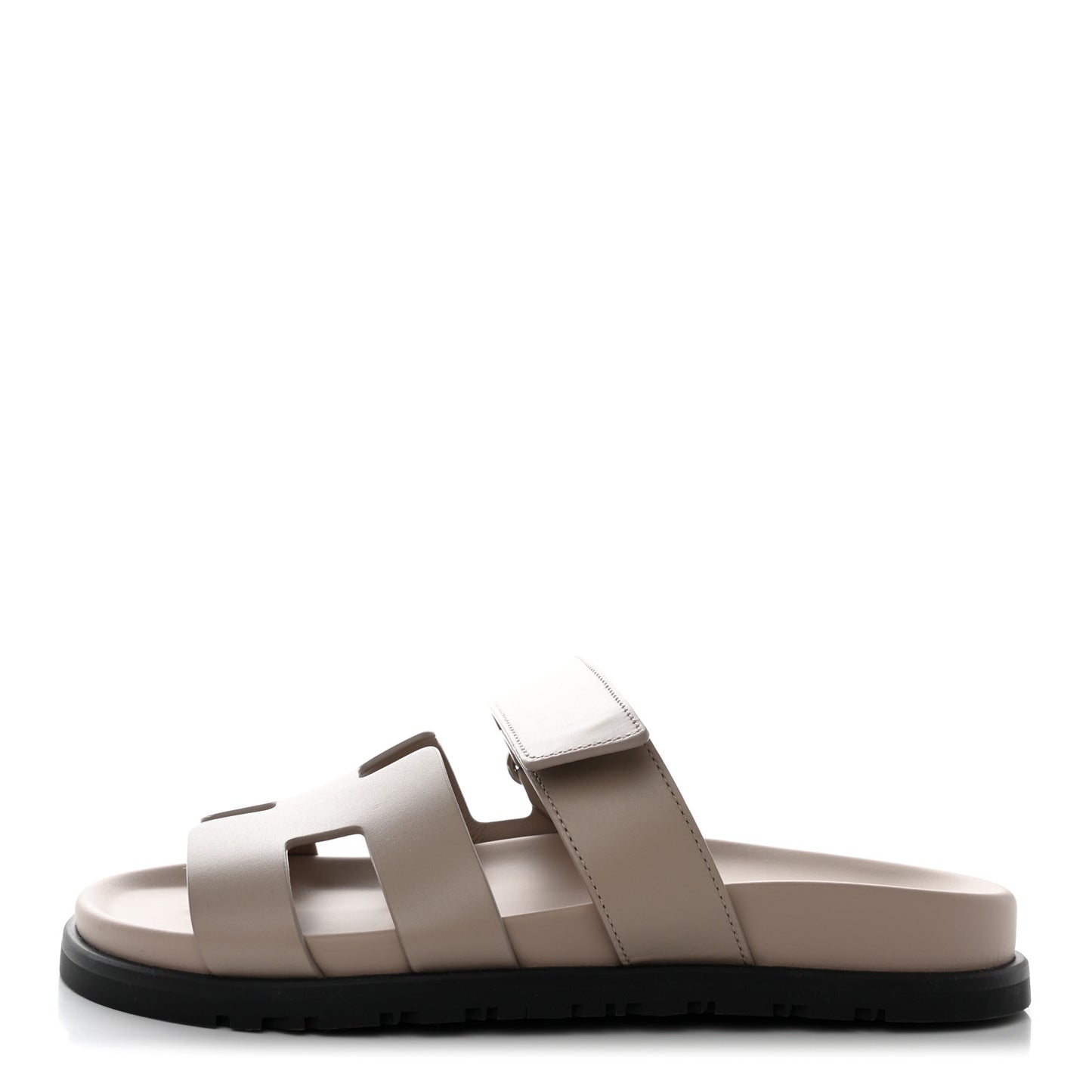 Calfskin Womens Chypre Sandals 37 Beige Mastic