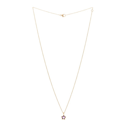 David Yurman 18K Yellow Gold Amethyst Cable Collectibles Kids Star Charm Pendant Necklace 2 of 3