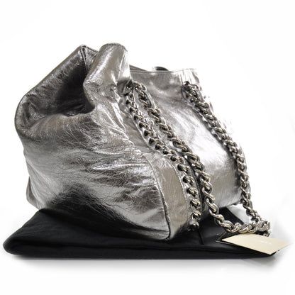Chanel Leather XL Modern Chain Tote Metallic 2 of 11