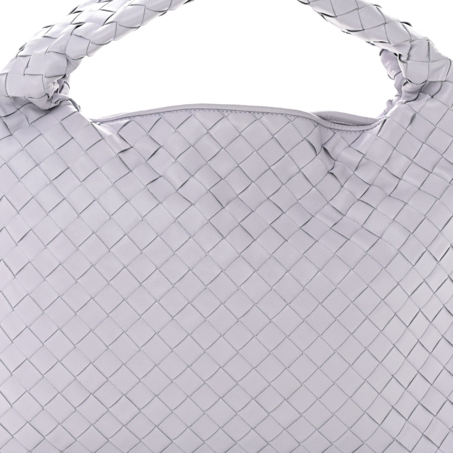 Bottega Veneta Calfskin Intrecciato Small Hop Oyster Lilac 8 of 12