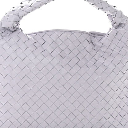 Bottega Veneta Calfskin Intrecciato Small Hop Oyster Lilac 8 of 12